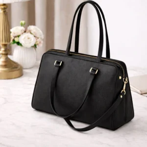 classic structured office handbag