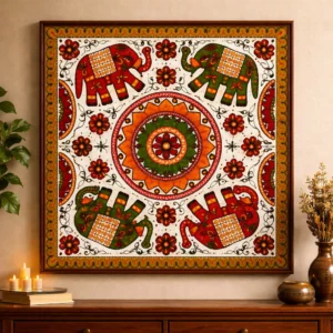 hand painted wall art