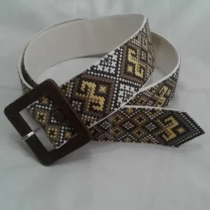 heritage cross stitch belt