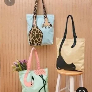 print canvas tote bag collection